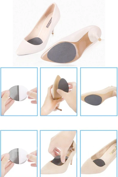 Topuk Taban Koruyucu Ayakkabı Kaydırmaz Kendinen Yapışkanlı ürün görseli 1