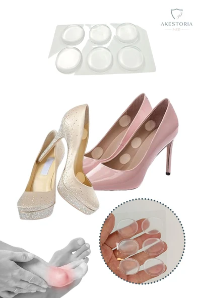 Yapışkanlı Nasır Pedi Yapışkanlı 6 Parçalı Ayak Koruyucu Dolu FC-029 ürün görseli 1