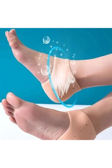 Silikon Plastik Topuk Dikeni Koruyucu Topuk Gömleği 2 Adet - Resim 6