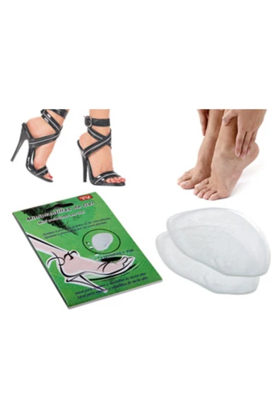 Topuk Koruyucu Mini Topuk Yastığı Miniplantillas De Gel 1 Çift Kaymaz 7x8 - Resim 2