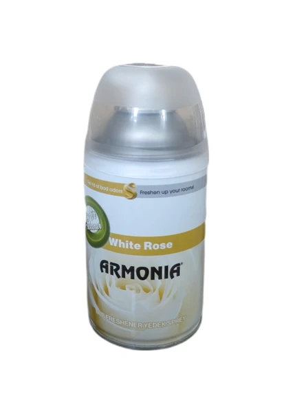 Armonia Oda Kokusu Freshmatik, Otomatik Sprey Whıte Rose Beyaz Gül Yedek Sprey 260 ml x 3 Adet - 2