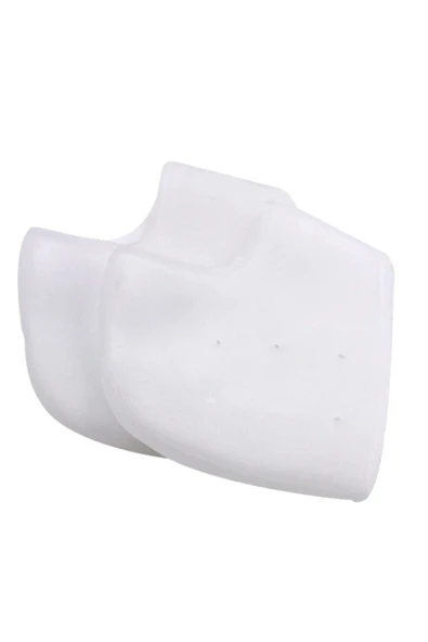 Silikon Topukk Çorabı Beyaz Renk (5s) - Resim 2