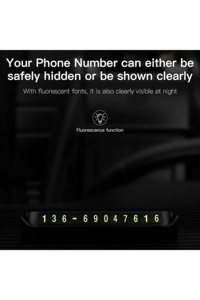 Tel Fosforlu Araç Içi Numaratör - Resim 5