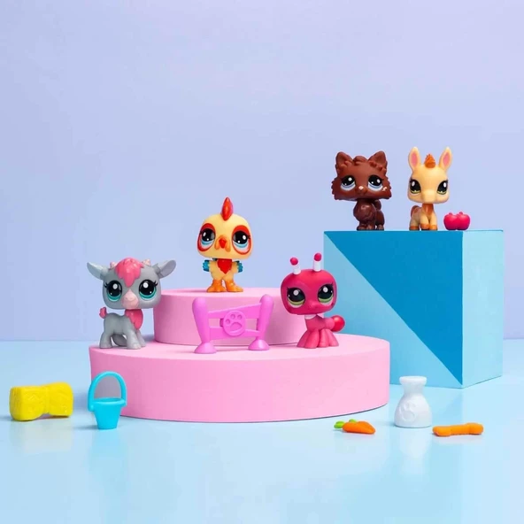 Littlest Pet Shop Minişler 5'li Figür Seti S1 - Resim 5