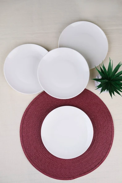 Tabak Evi Porselen Chic Servis Tabağı 24,50cm 4 LÜ ürün görseli