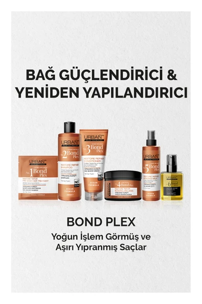 Urban Care No.5 Bond Plex Yıpranma Karşıtı Saç Bakım Sütü 200 ml- Vegan - 3