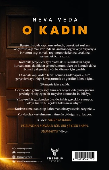 O Kadın - Neva Veda - Theseus Yayınevi - Resim 2