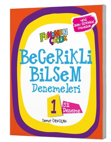 Fenomen Çocuk 1. Sınıf Becerikli Bilsem Genel Zihinsel (5 Deneme) Yeni ürün görseli 1