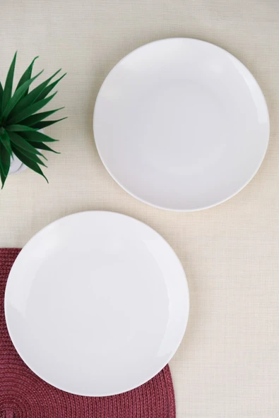 Tabak Evi Porselen Chic Servis Tabağı 24,50cm 2 Lİ