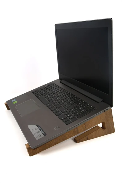 Ahşap Laptop Tutucu Notebook Standı Macbook Yükseltici 13" 14" 15" 16" 17" - 7