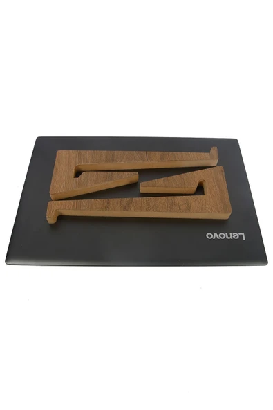 Ahşap Laptop Tutucu Notebook Standı Macbook Yükseltici 13" 14" 15" 16" 17" - 8