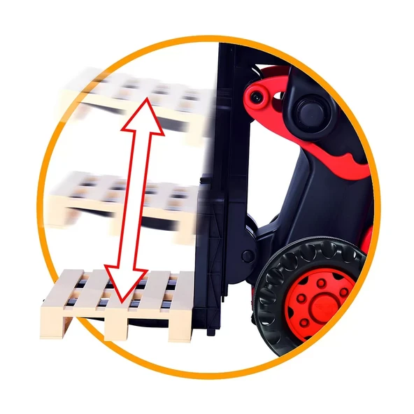 Big Linde Oyuncak Pedallı Forklift - Resim 4