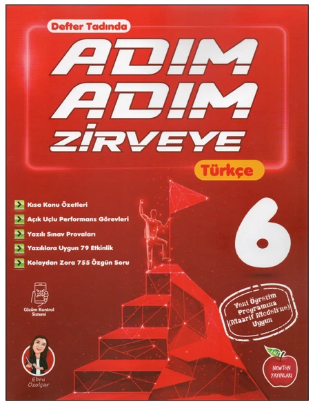Newton Yayınları 6. Sınıf Adım Adım Zirveye Türkçe Konu Özetli Soru Bankası