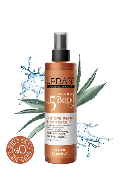 Urban Care No.5 Bond Plex Yıpranma Karşıtı Saç Bakım Sütü 200 ml- Vegan - 2
