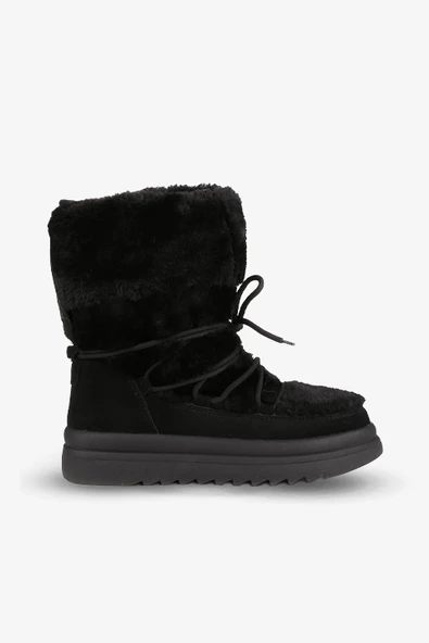 Stato Hakiki Süet Deri Kadın Bot Siyah ürün görseli 1