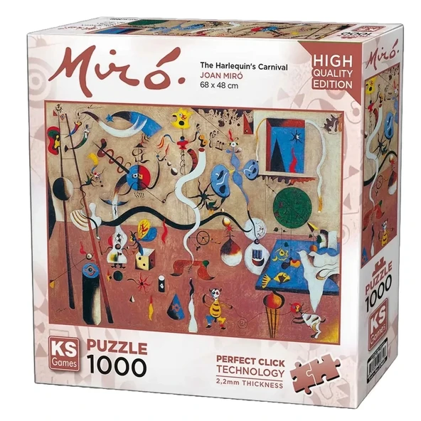KS Games Miró: Carnival of Harlequin Puzzle 1000 Parça 20661 ürün görseli 1