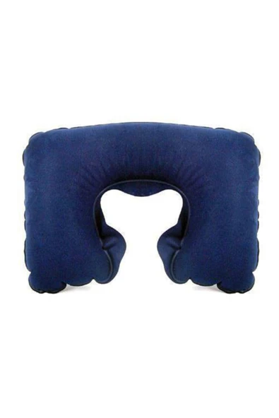 Pratik Seyahat Şişme Yastığı Boyunluk - Resim 5