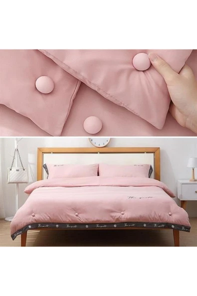 4'lü Mantar Model Yorgan Kılıfı ve Çarşaf Sabitleyici Set - Resim 2