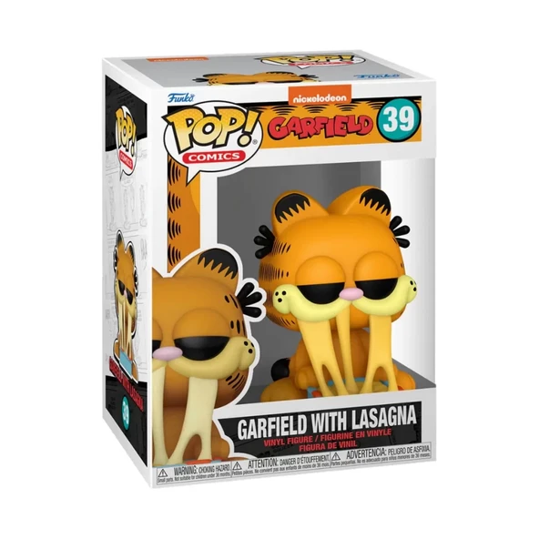 Funko POP Comics Garfield  Garfield w/Lasagna Pan - Resim 2