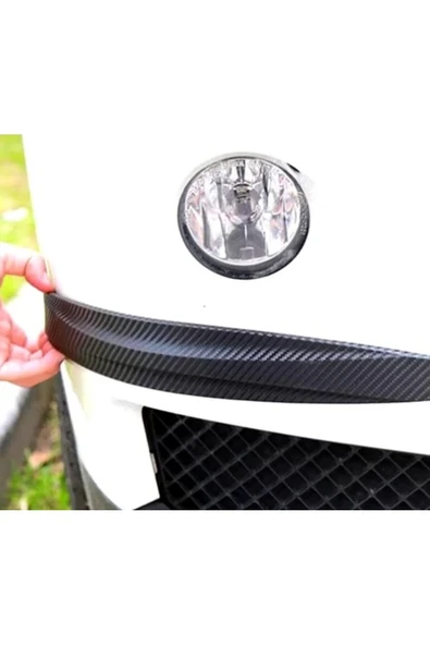 Araba Tampon Koruyucu Karbon Desenli Siyah Beyaz ürün görseli 1