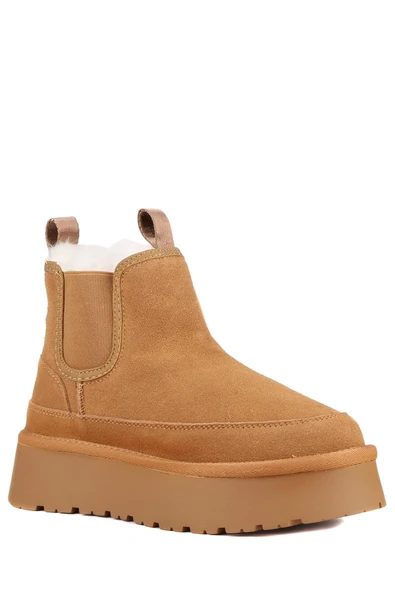 Stato - Taba Hakiki Süet Deri Kadın Bot 25Y-1017 - Resim 3