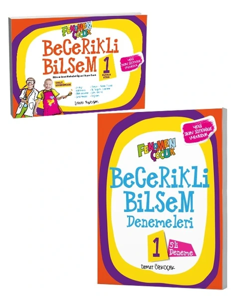 Fenomen Çocuk 1. Sınıf Becerikli Bilsem Hazırlık Ve Deneme Kitabı Güncel Baskı ürün görseli 1