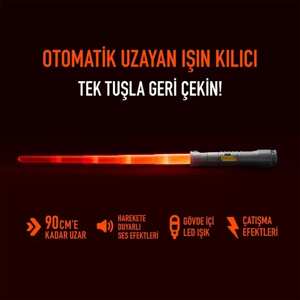 Power Saber Işın Kılıcı Kırmızı - Resim 3