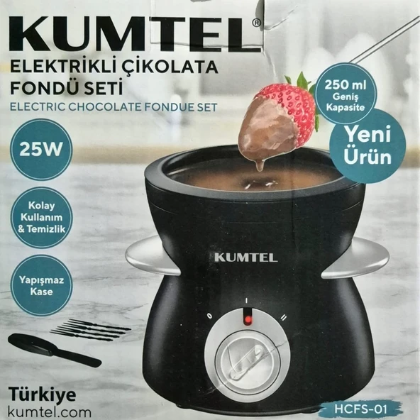 Kumtel Elektrikli Çikolata Fondü Seti HCFS-01 - 4