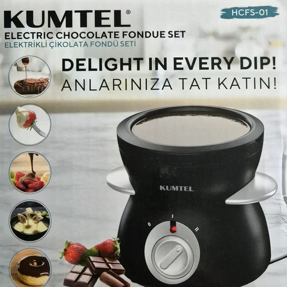 Kumtel Elektrikli Çikolata Fondü Seti HCFS-01 - 5