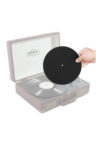 Midex PK-3 Plak Çalarlar İçin Profesyonel Kaymaz Disk Koruyucu Ped - 1