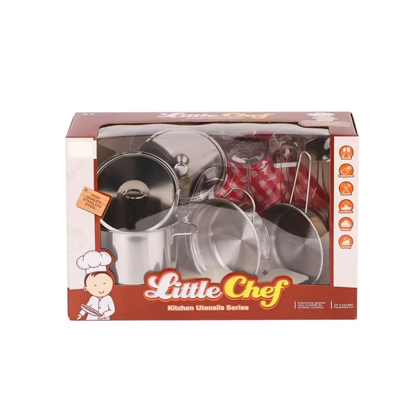 Küçük Şef Metal Mutfak Seti ürün görseli 1