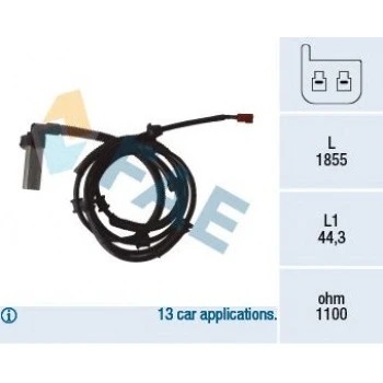 TEKERLEK HIZ SENSORU SAG ARKA AKS GRAND CHEROKEE I - FAE 78069 - 1