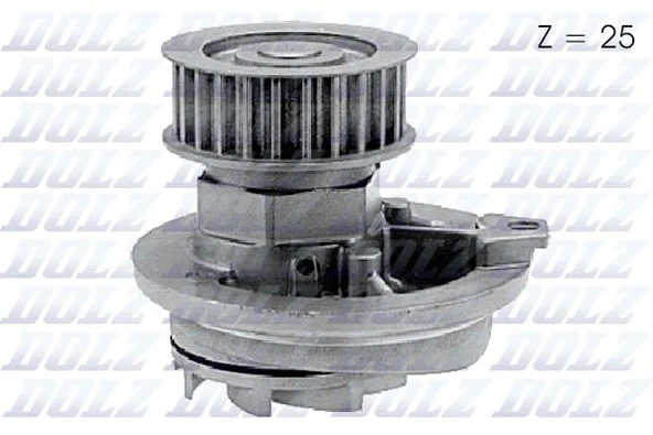 DEVIRDAIM SU POMPASI VECTRA A 18SV E18NVR 20NE C20NE ASTRA F C20NE FRONTERA A C20NE X20SE - DOLZ O137 - 1