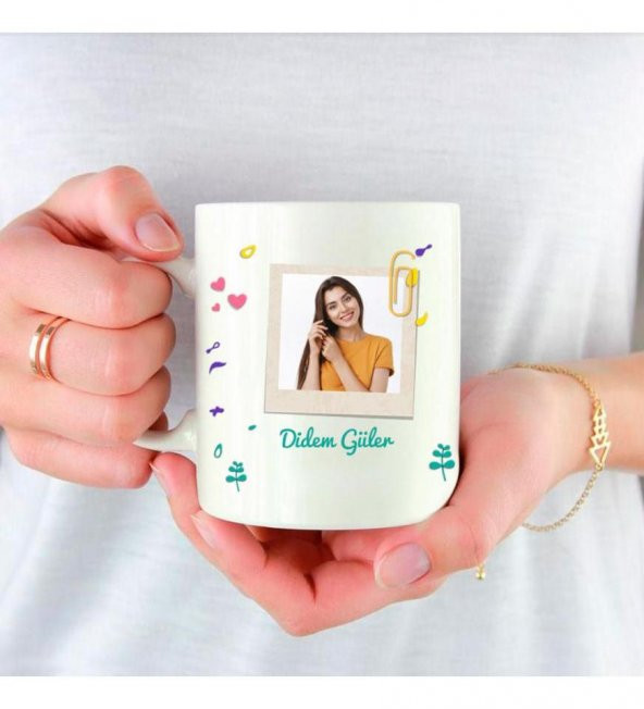 Kişiye Özel 2023 Temalı Fotoğraf Baskılı Porselen Kupa Bardak HC2030 - 4