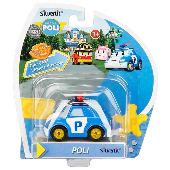 Robocar Poli Metal Araç Karakter Figür Poli - Resim 2