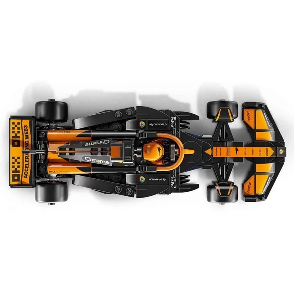 LEGO Speed Champions McLaren F1 Team MCL38 Yarış Arabası - Resim 4