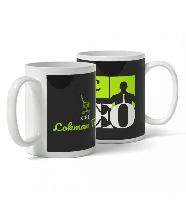 Mesleklere Özel Kupa Bardak - CEO - Resim 3