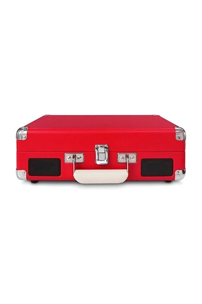 T310CH Şarj Özellikli Plak Çalar 33-45-78 Devir Kırmızı Renk Tek Ebat Beden - 5