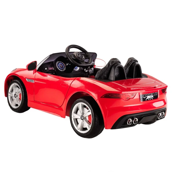 442 Cougar 12V Akülü Araba Kırmızı - Resim 4