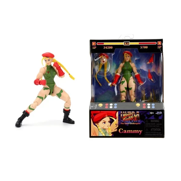 Jada Street Fighter II Cammy White Figür ürün görseli 1