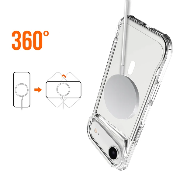 iPhone 17 Air Kılıf M-safe Şarj Özellikli T-Max M-safe Kılıf - Resim 7