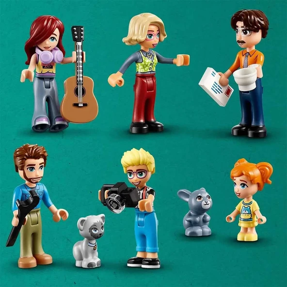 LEGO Friends Olly ve Paisley'nin Aile Evleri 42620 - Resim 5