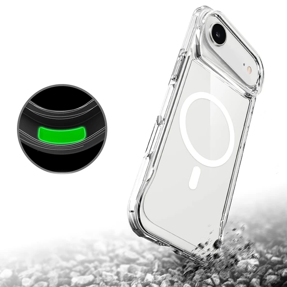 iPhone 17 Air Kılıf M-safe Şarj Özellikli T-Max M-safe Kılıf - Resim 4