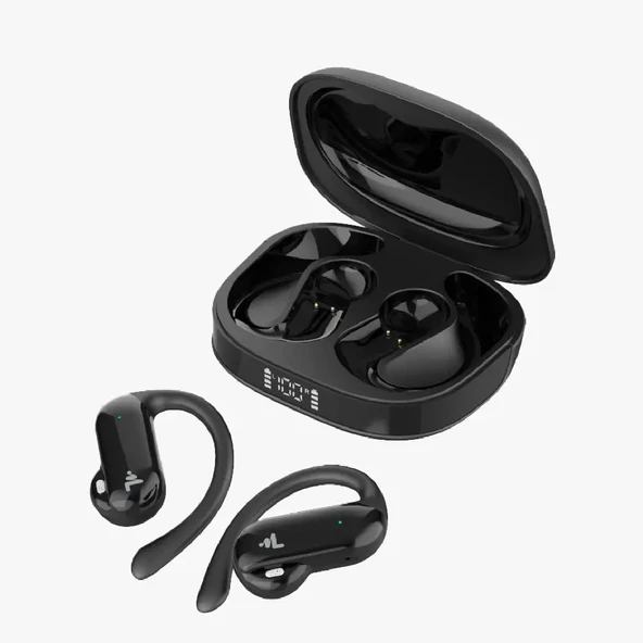 S29 ENC TWS Sporcu Su ve Tere Dayanıklı Kancalı Kablosuz Kulaklık - 3