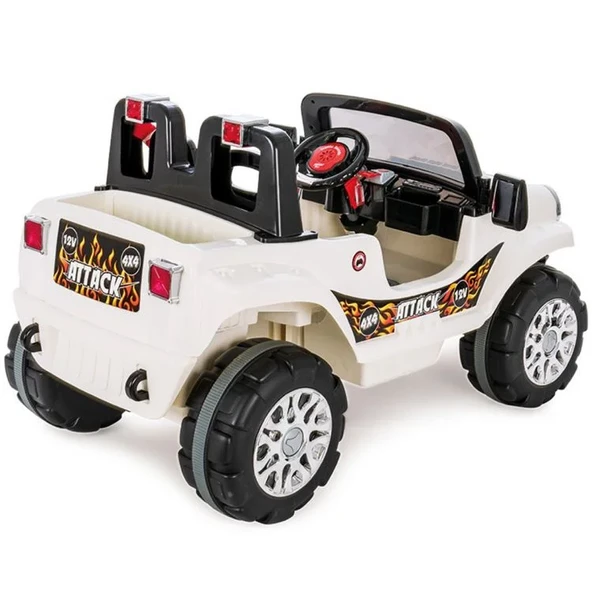Attack Çift Kişilik Kumandalı Akülü Jeep - Resim 2