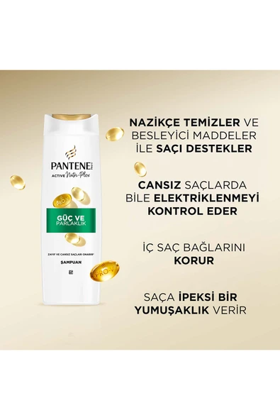 Pantene Güç Ve Parlaklık Şampuan 800 Ml - 5