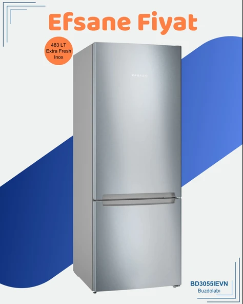 Profilo BD3055IEVN Kombi No Frost Buzdolabı ürün görseli