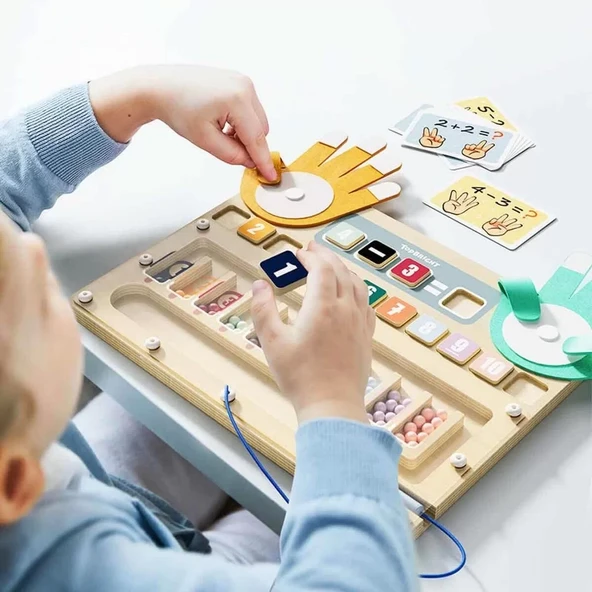 Parmak ve Boncuk Matematiği Oyunu - Resim 2