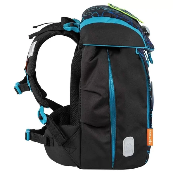 Işıklı Herlitz Siyah Mavi Okul Çantası - 4