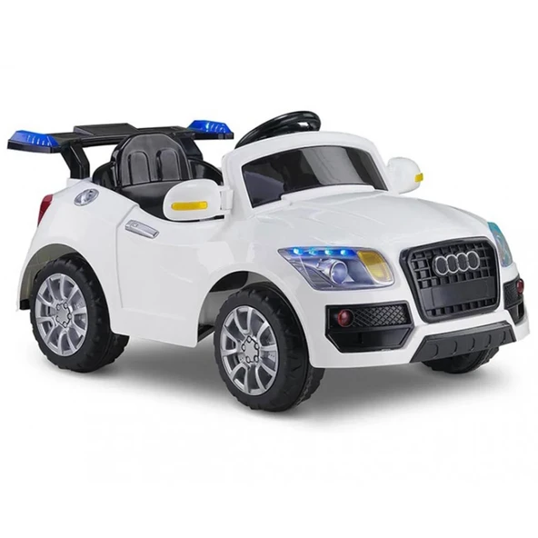 436 Audi 12V Beyaz Akülü Araba ürün görseli